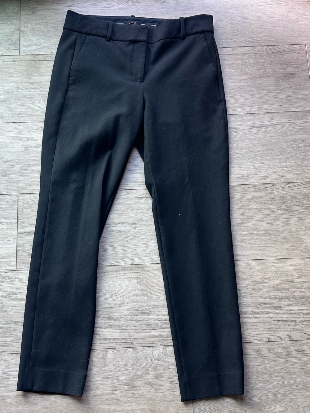 J.Crew Cameron Black Slim Ankle Pants Size 8 Career Stretch